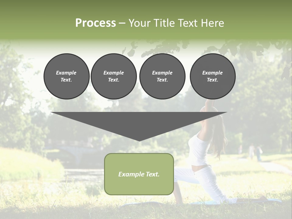 Yoga Lifestyle Meditation PowerPoint Template