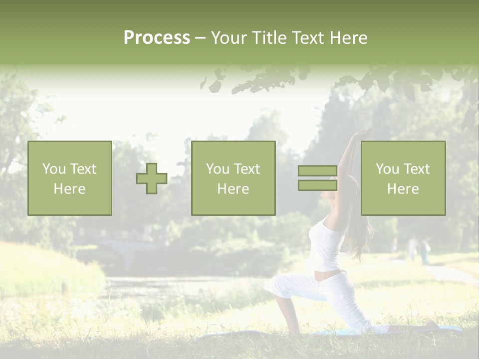 Yoga Lifestyle Meditation PowerPoint Template