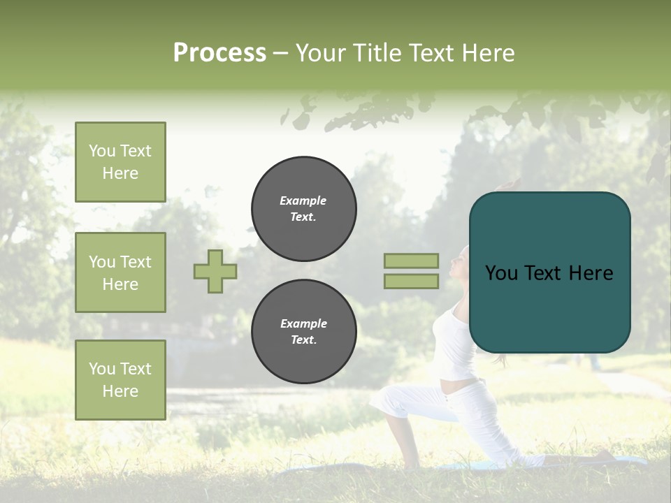 Yoga Lifestyle Meditation PowerPoint Template