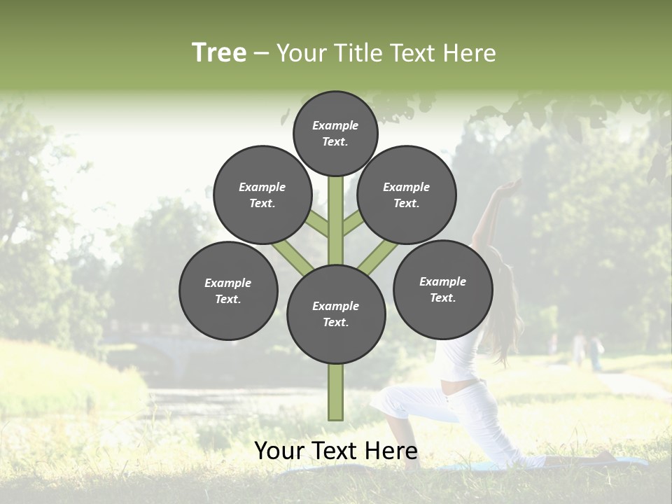 Yoga Lifestyle Meditation PowerPoint Template