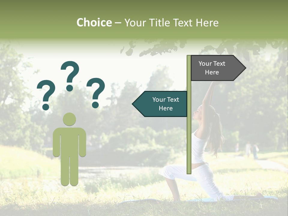 Yoga Lifestyle Meditation PowerPoint Template