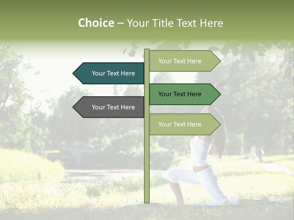 Yoga Lifestyle Meditation PowerPoint Template