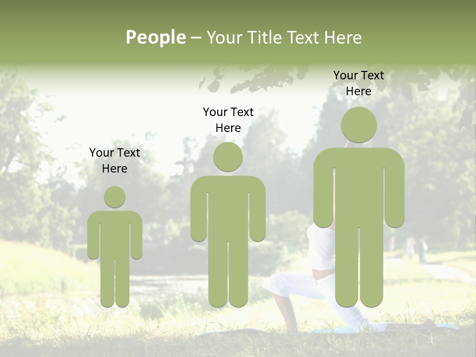 Yoga Lifestyle Meditation PowerPoint Template