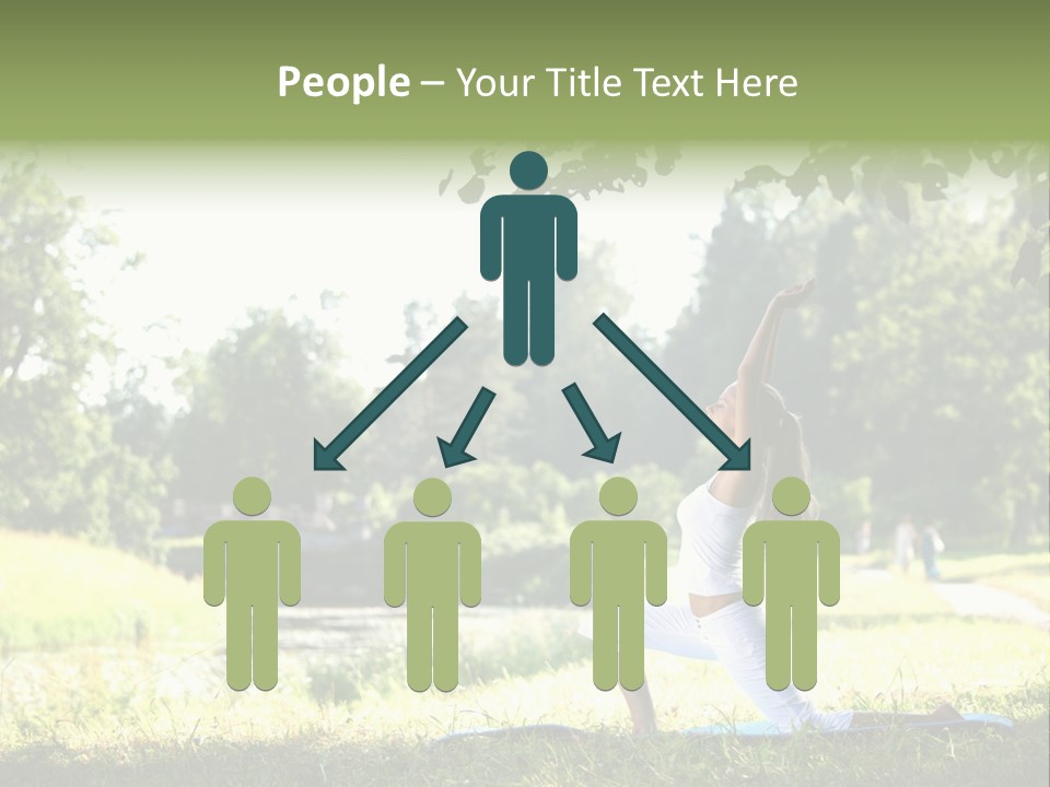 Yoga Lifestyle Meditation PowerPoint Template