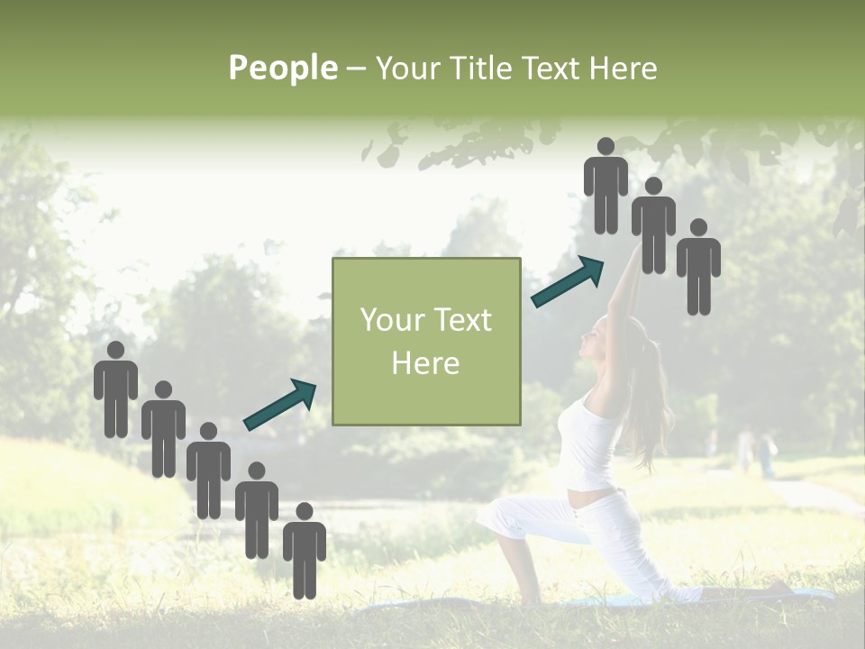 Yoga Lifestyle Meditation PowerPoint Template