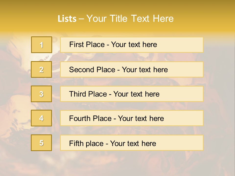 Drink Cocktail Close PowerPoint Template