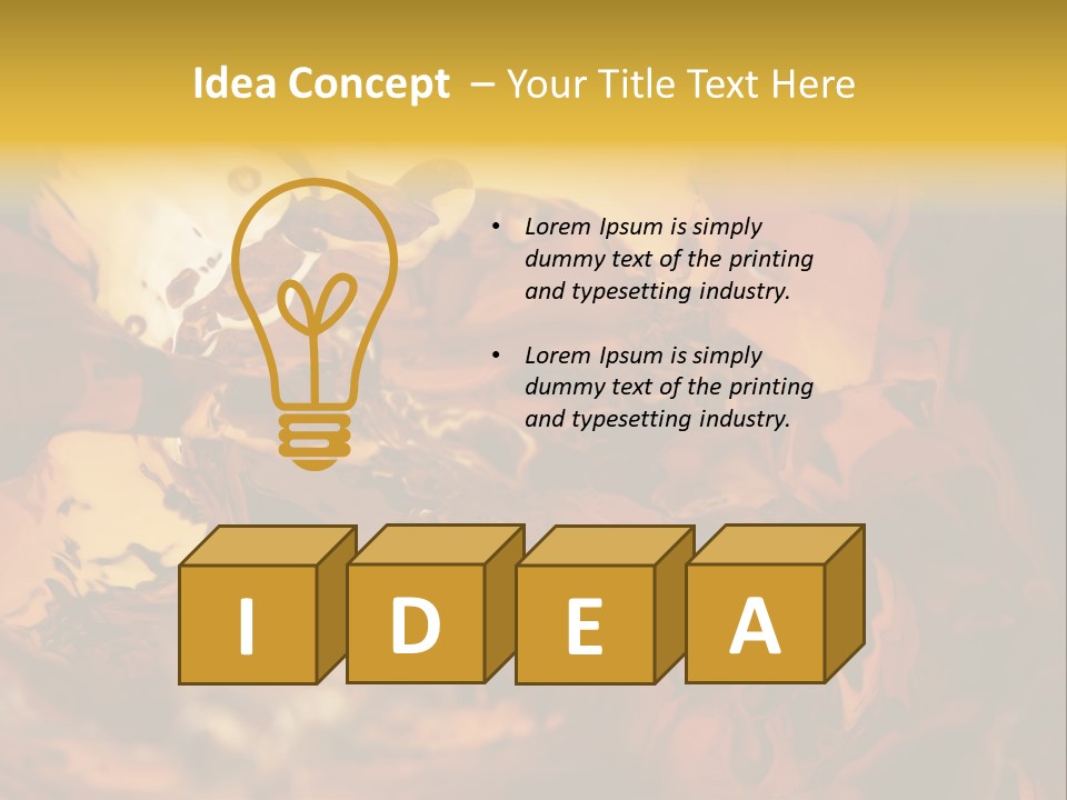 Drink Cocktail Close PowerPoint Template