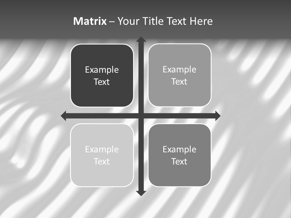 Fold Steel Silver PowerPoint Template