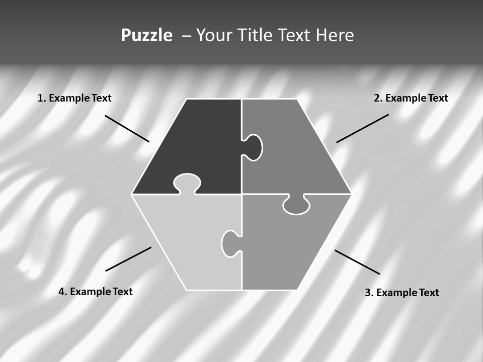 Fold Steel Silver PowerPoint Template