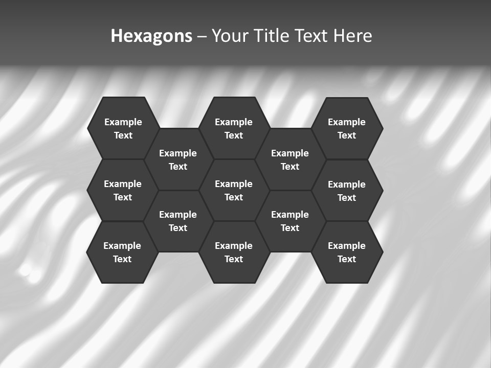 Fold Steel Silver PowerPoint Template