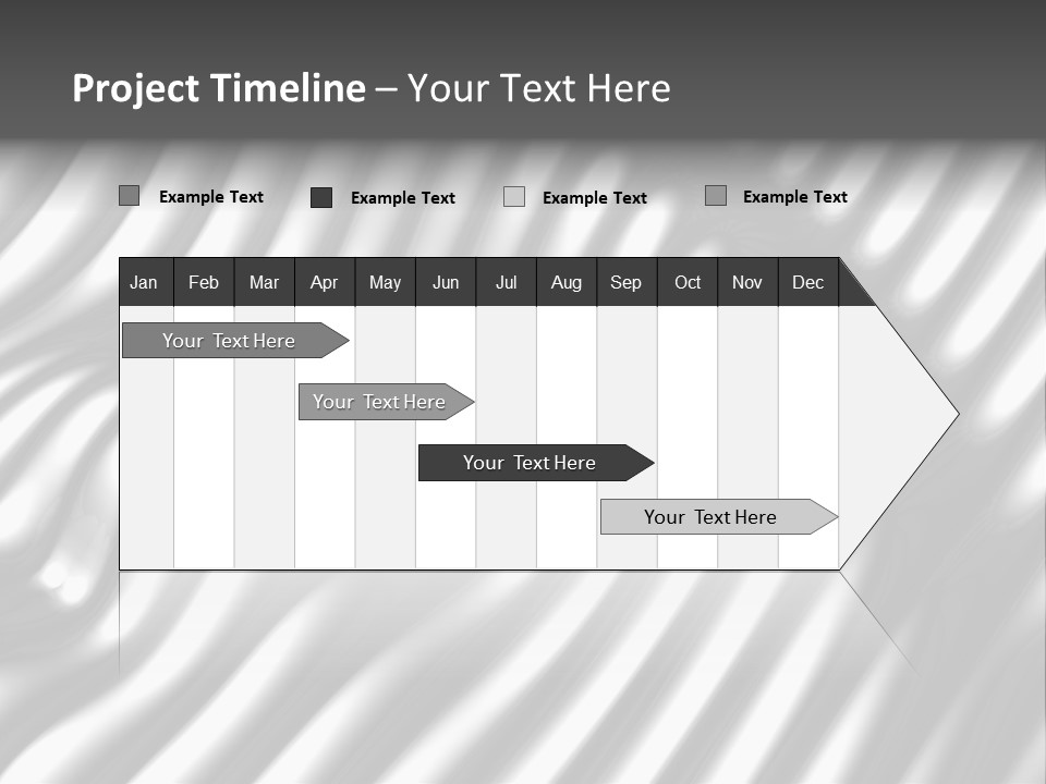 Fold Steel Silver PowerPoint Template
