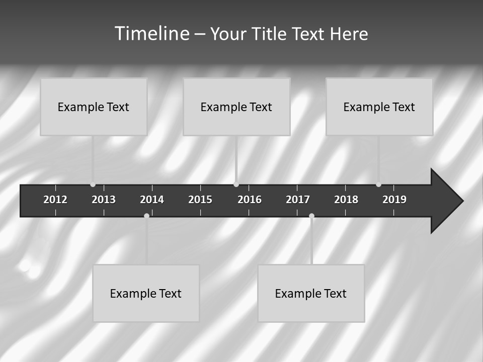 Fold Steel Silver PowerPoint Template