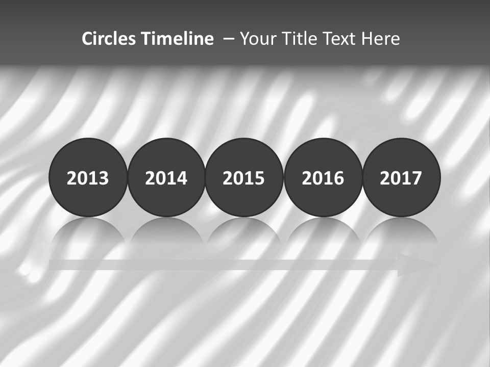 Fold Steel Silver PowerPoint Template