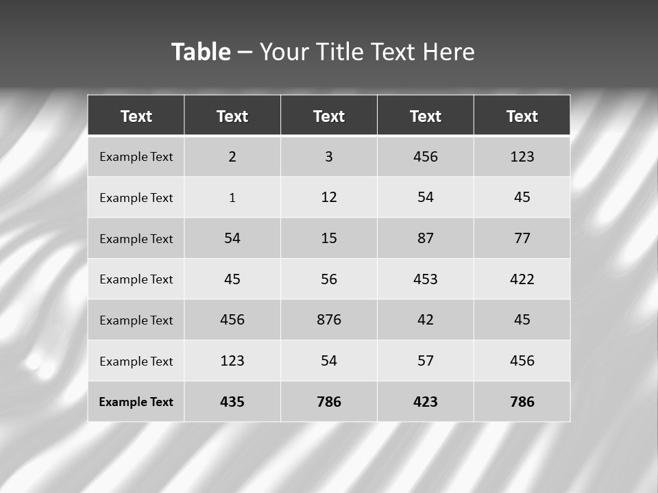 Fold Steel Silver PowerPoint Template