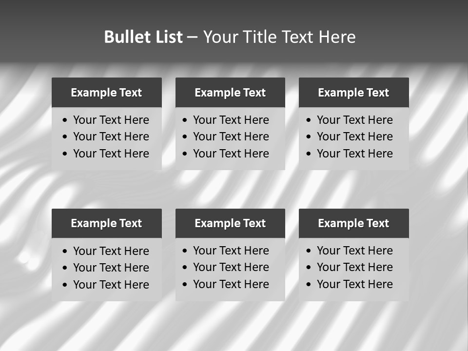 Fold Steel Silver PowerPoint Template