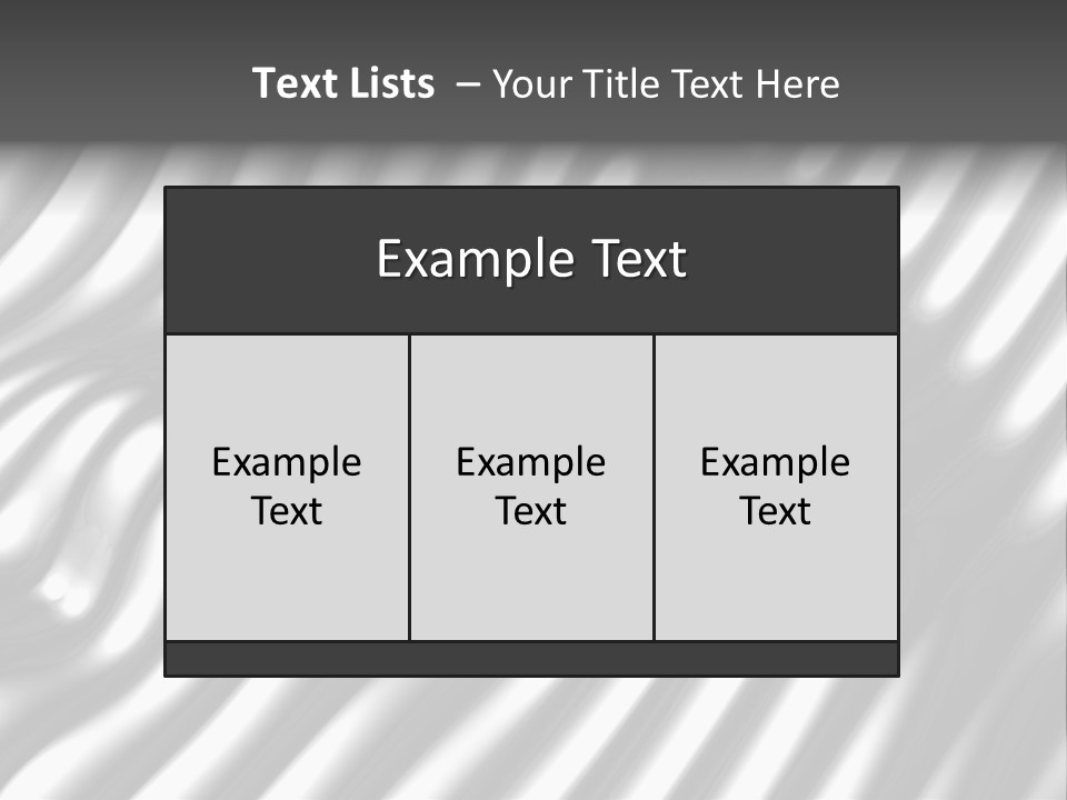 Fold Steel Silver PowerPoint Template