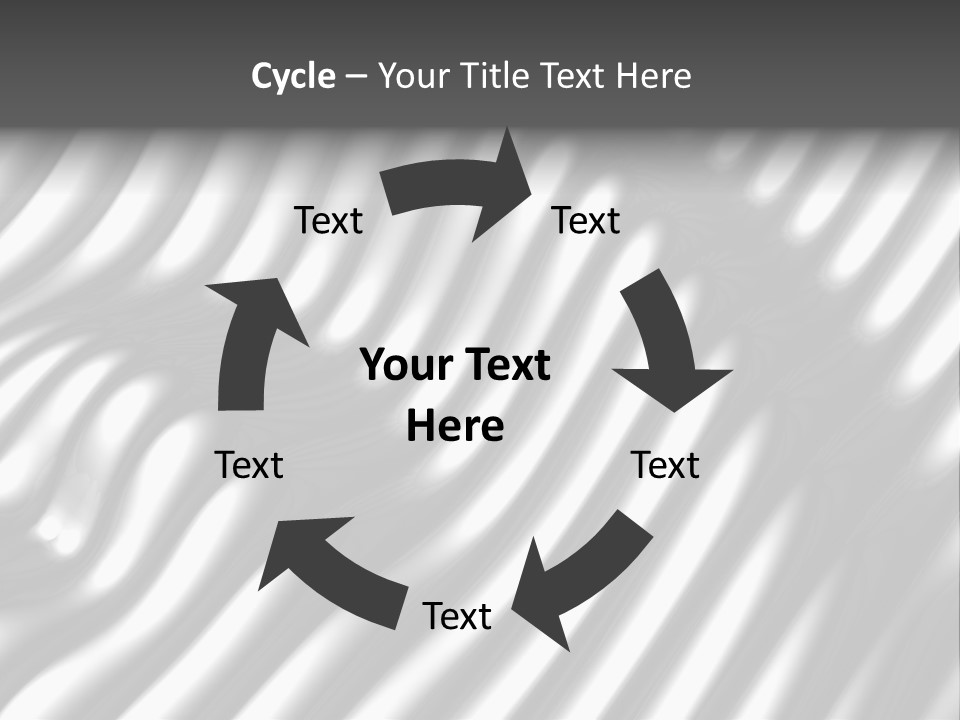 Fold Steel Silver PowerPoint Template