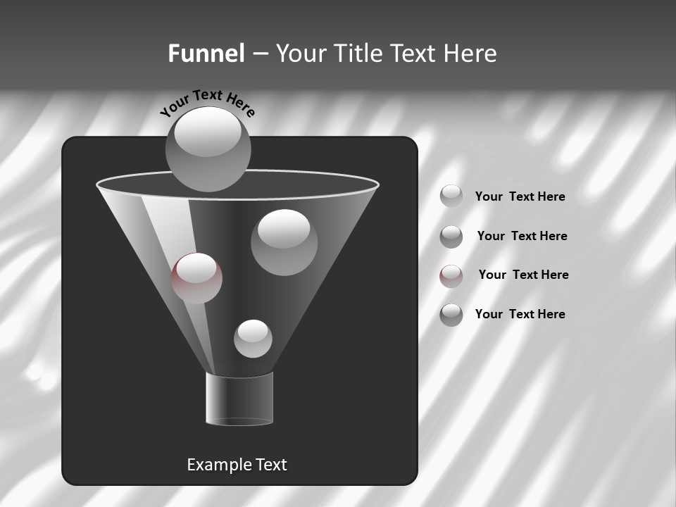 Fold Steel Silver PowerPoint Template