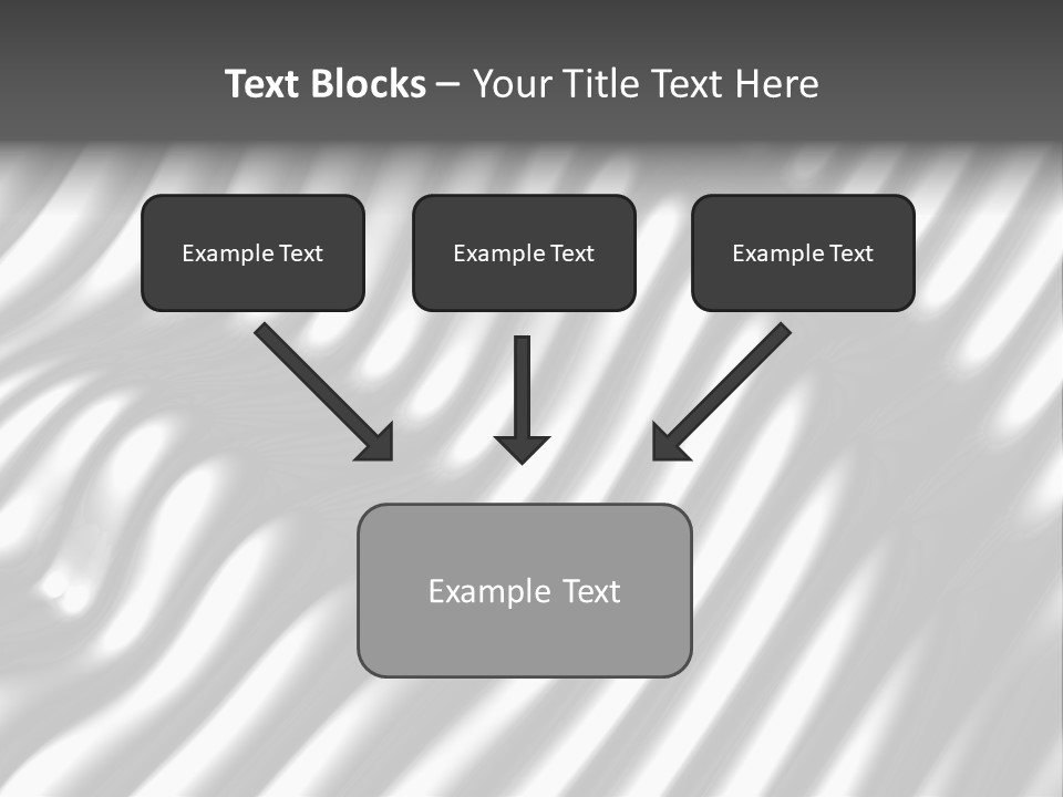 Fold Steel Silver PowerPoint Template