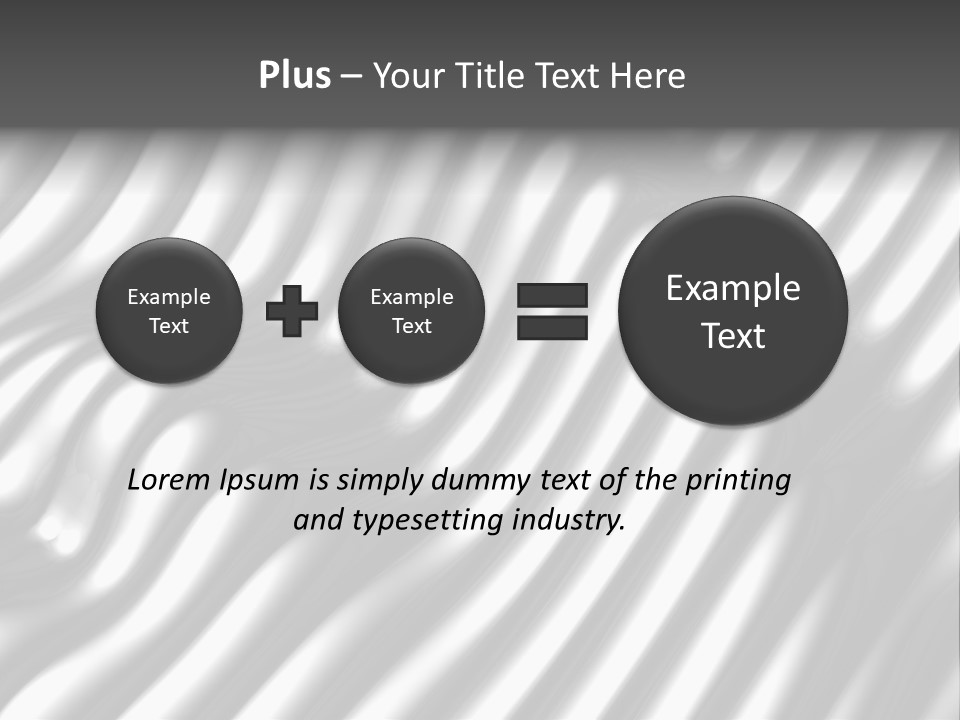 Fold Steel Silver PowerPoint Template