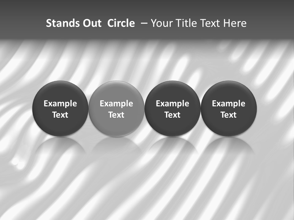 Fold Steel Silver PowerPoint Template