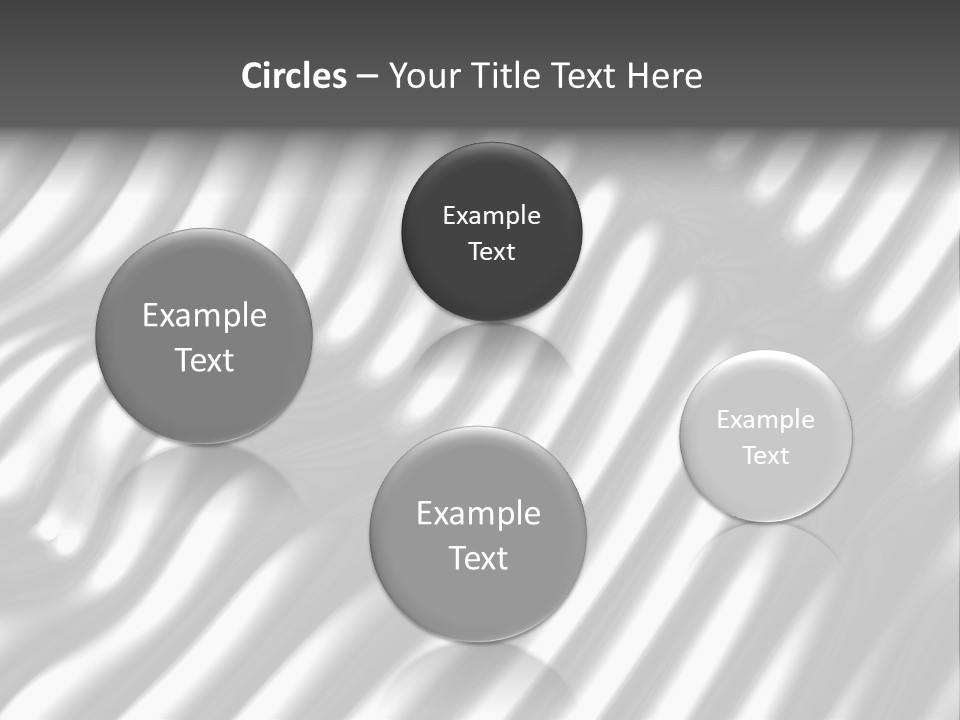 Fold Steel Silver PowerPoint Template