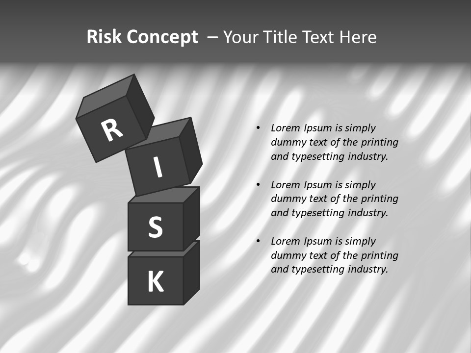 Fold Steel Silver PowerPoint Template