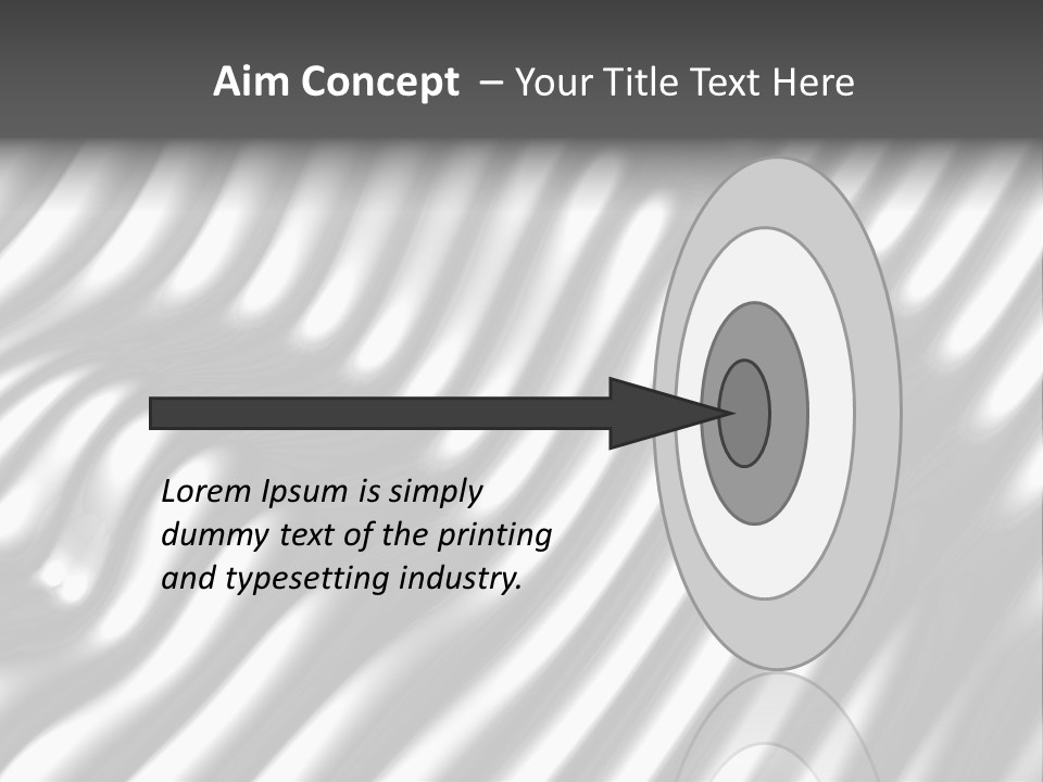 Fold Steel Silver PowerPoint Template