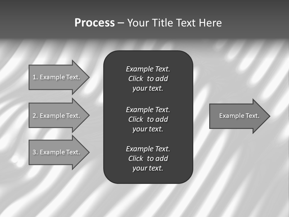 Fold Steel Silver PowerPoint Template