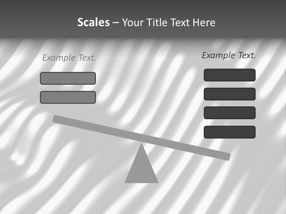 Fold Steel Silver PowerPoint Template