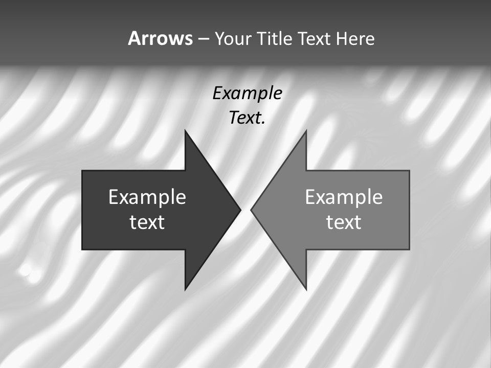 Fold Steel Silver PowerPoint Template