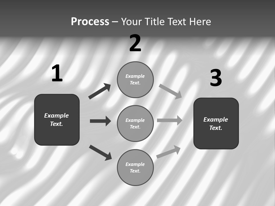 Fold Steel Silver PowerPoint Template