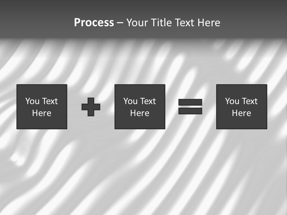 Fold Steel Silver PowerPoint Template