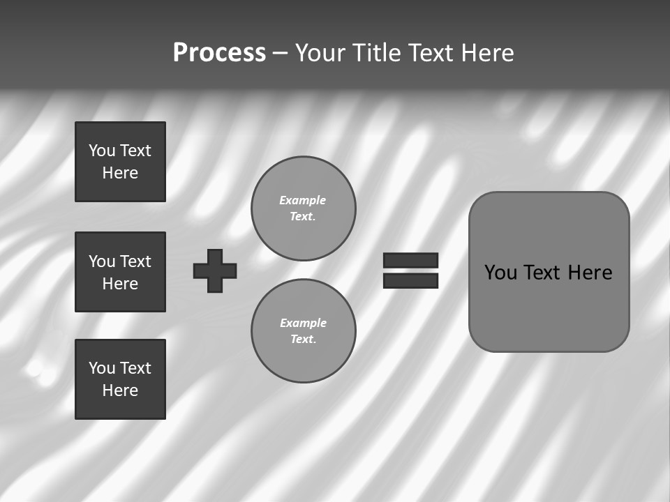 Fold Steel Silver PowerPoint Template
