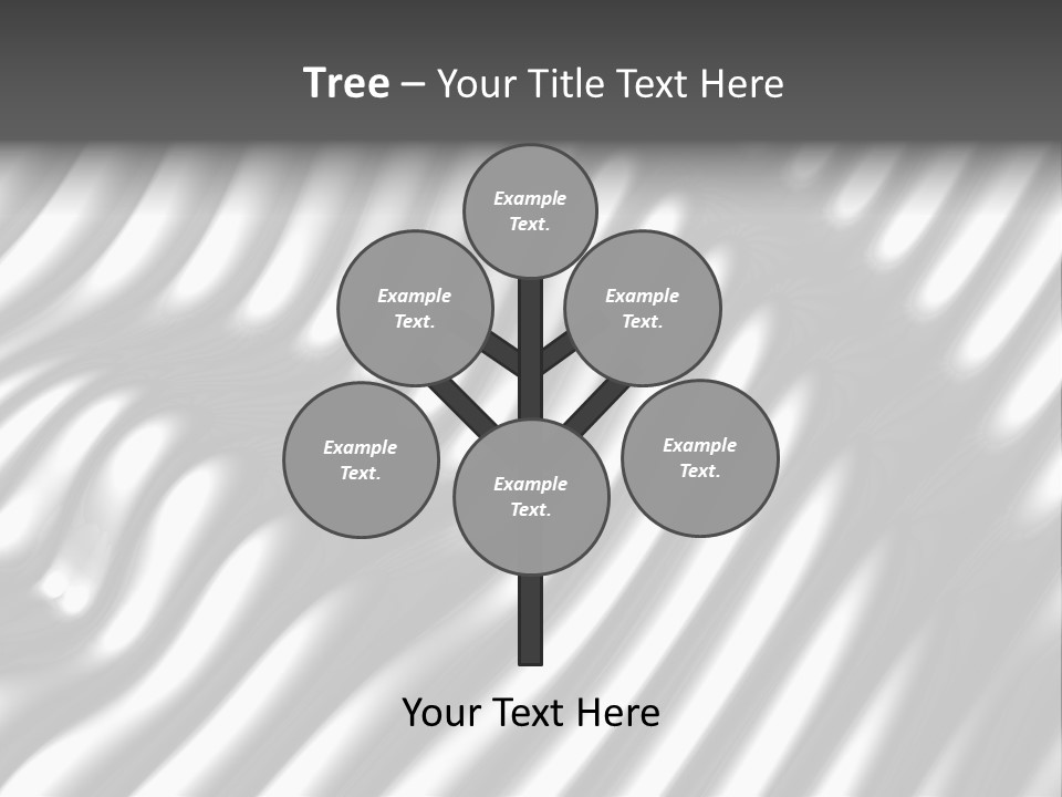 Fold Steel Silver PowerPoint Template