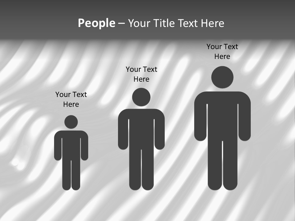 Fold Steel Silver PowerPoint Template