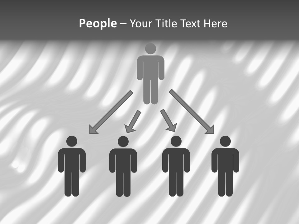 Fold Steel Silver PowerPoint Template