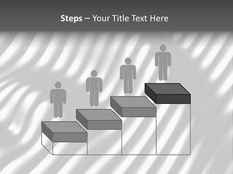 Fold Steel Silver PowerPoint Template