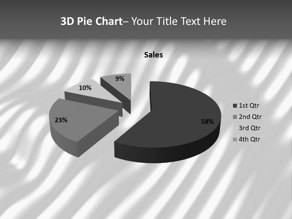 Fold Steel Silver PowerPoint Template