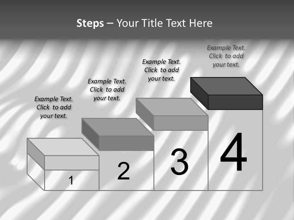 Fold Steel Silver PowerPoint Template