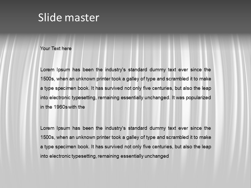 Material Reiteration Curve PowerPoint Template