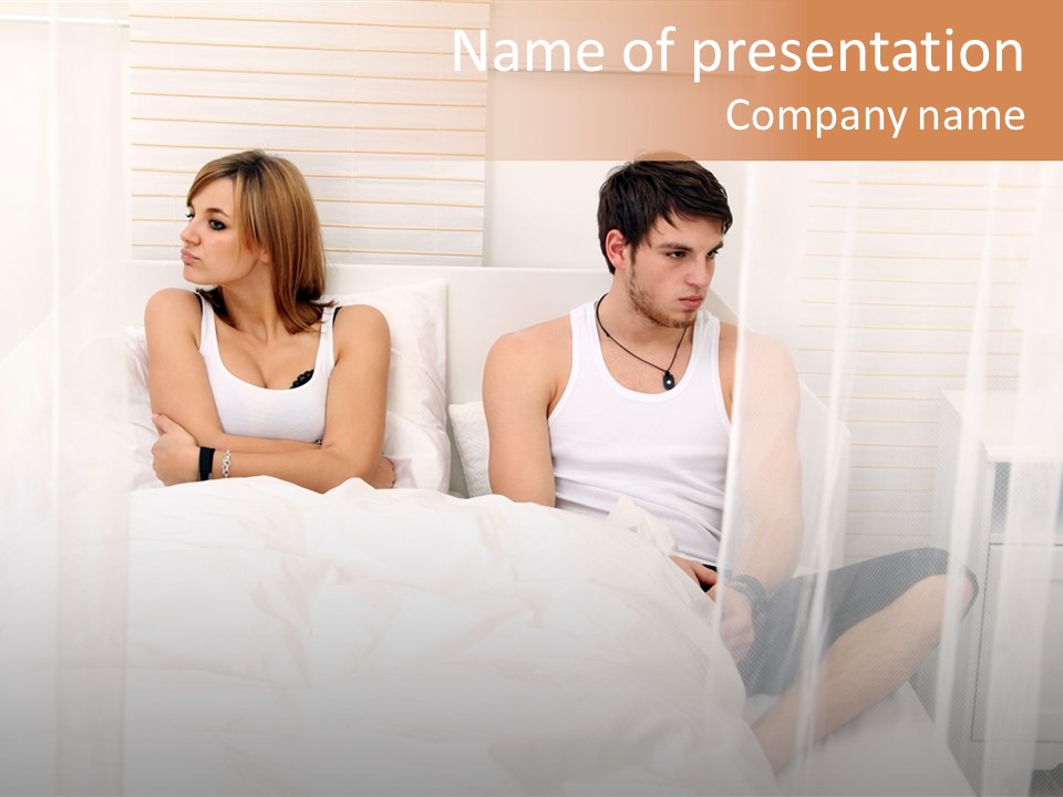 Cover Liegend Relationship PowerPoint Template