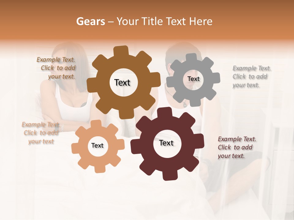 Cover Liegend Relationship PowerPoint Template