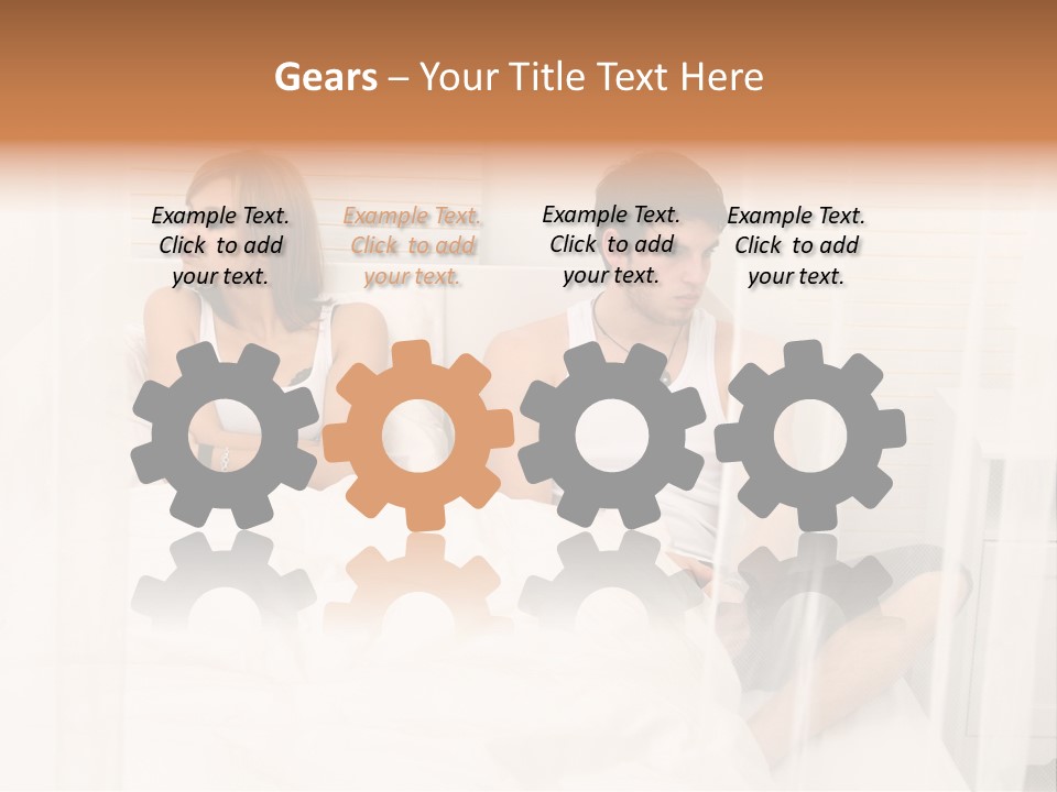 Cover Liegend Relationship PowerPoint Template