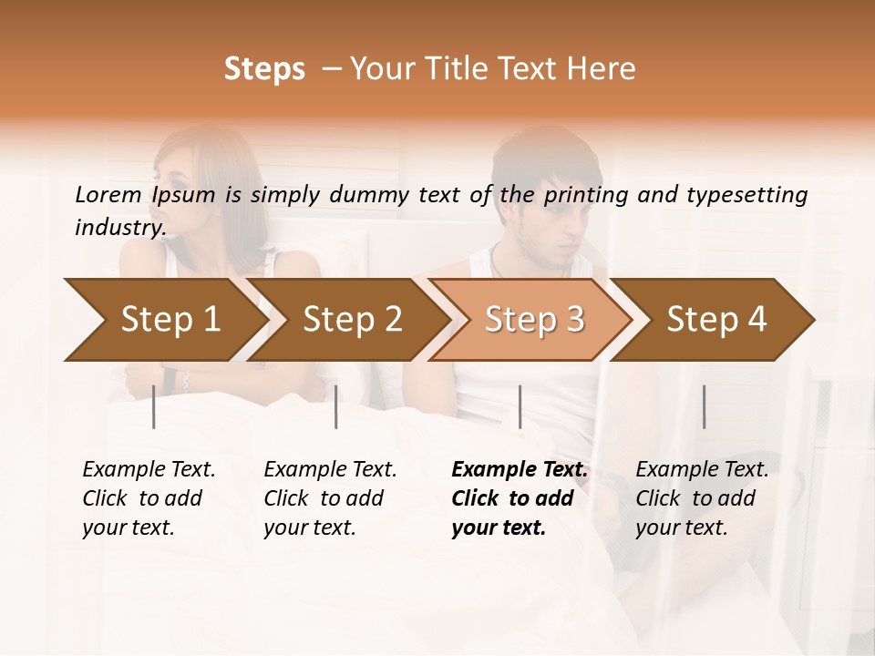 Cover Liegend Relationship PowerPoint Template