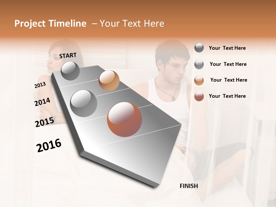 Cover Liegend Relationship PowerPoint Template