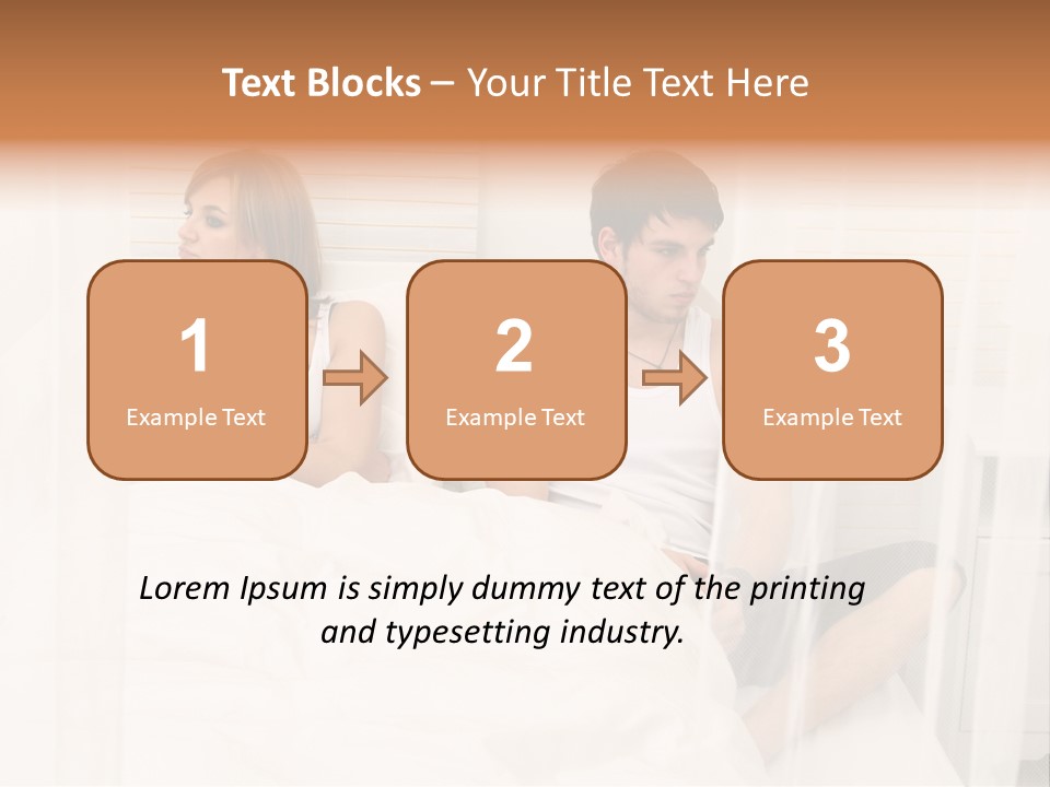 Cover Liegend Relationship PowerPoint Template