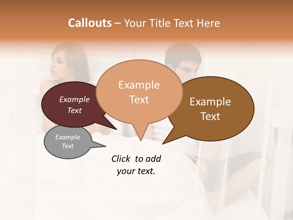 Cover Liegend Relationship PowerPoint Template