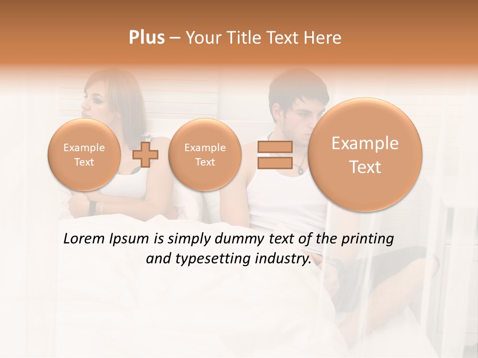 Cover Liegend Relationship PowerPoint Template