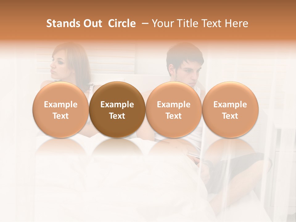 Cover Liegend Relationship PowerPoint Template